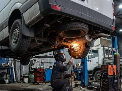 Ремонт глушителя на коммерческом авто в Бостандыкском районе