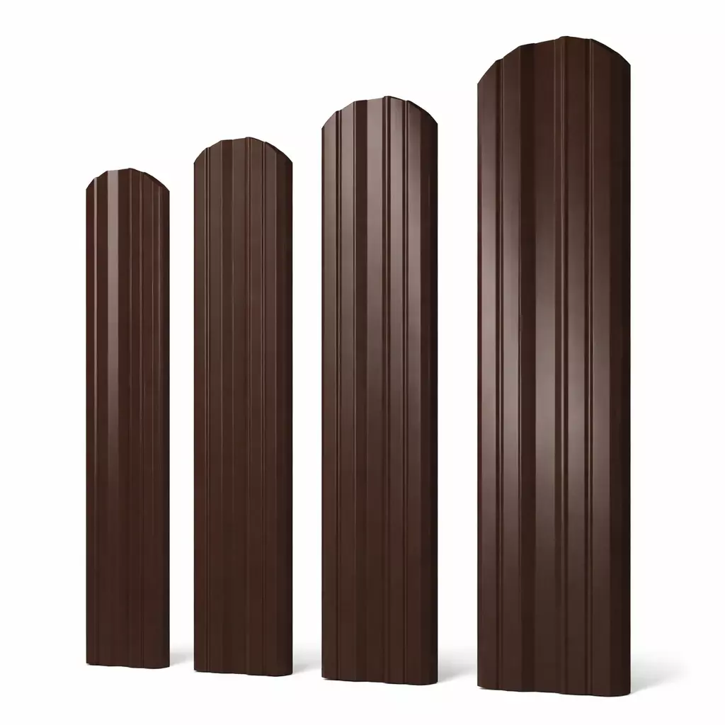 Shaped picket fence 0.50 mm 115 mm in Almaty