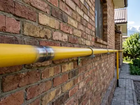 Сварка газопровода для частного дома, посёлок Коккайнар