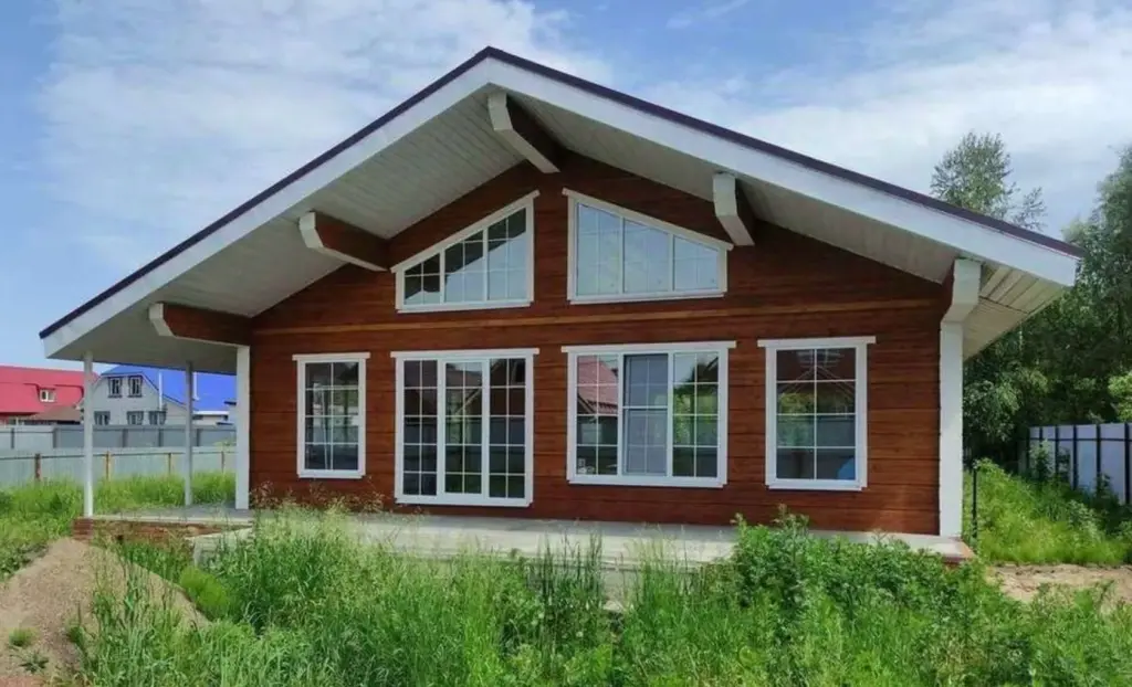 Glued laminated timber house No. 8