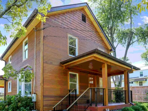 Glued laminated timber house No. 6