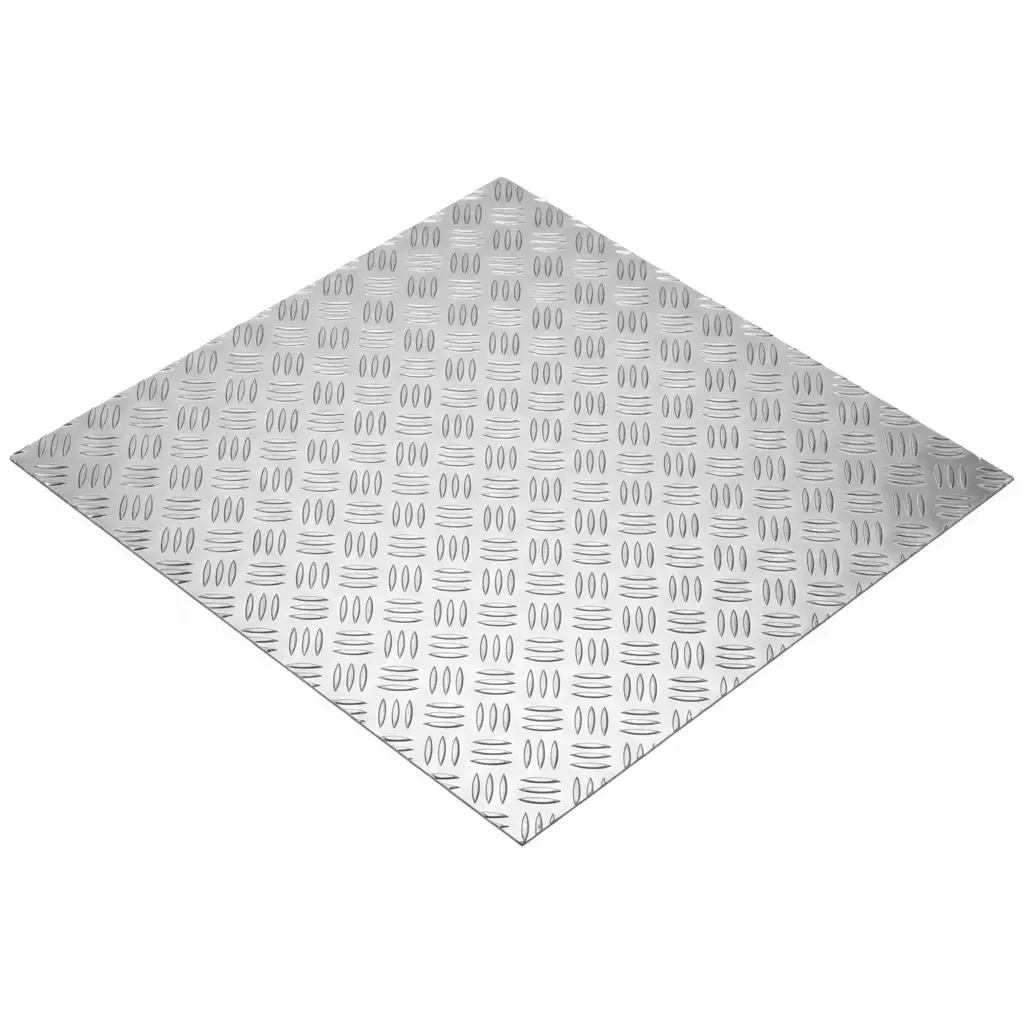 Chequered aluminium sheet “Quintet” 2.0 mm (АМг2Н2) GOST 21488 in Almaty