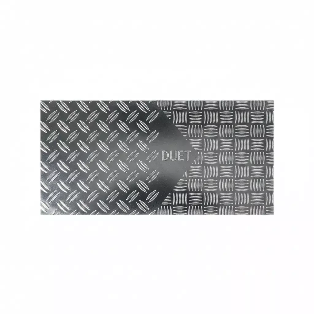 Aluminium checker plate "Diamond/Duet" 1.5 mm (АД1) GOST 16207 in Almaty